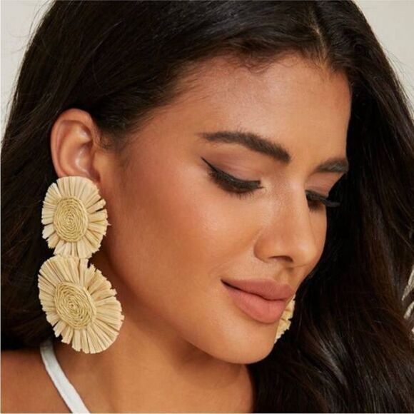 Bohemian drop earrings M322 - Picture 1 of 4